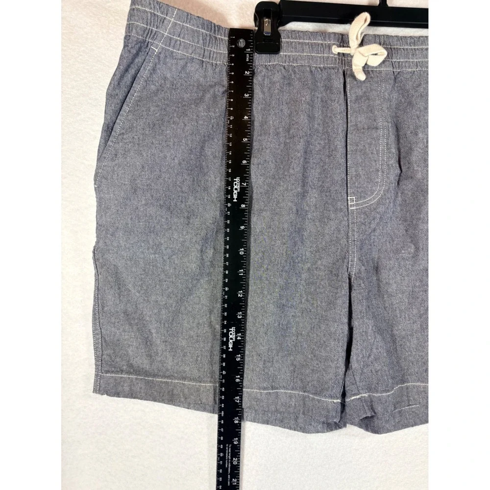 J‎ Crew Mens Chambray Dock Stretch Drawstring Shorts XXL